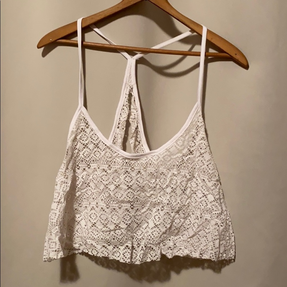 cropped beach cover up